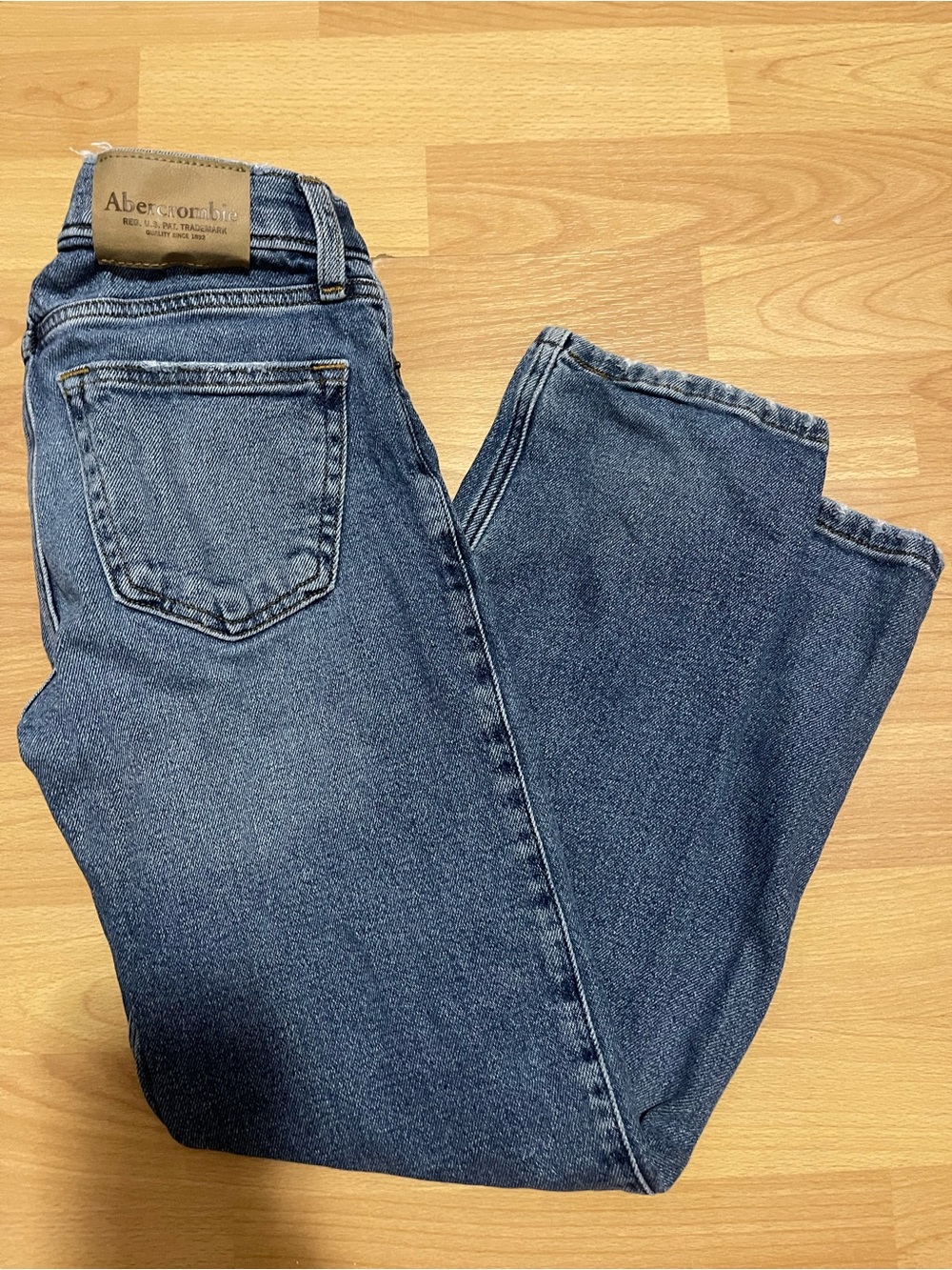 Abercrombie & Fitch Kids Classic Blue High-Rise Jeans
